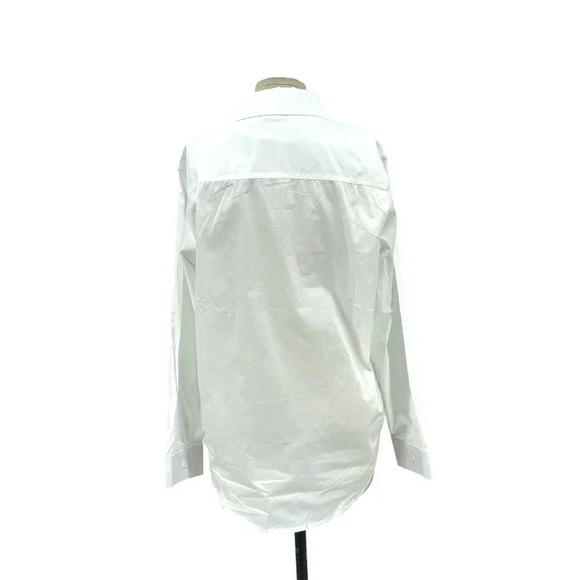 Monat Gear Monat Button Down Shirt White Start Logo Size Medium - Picture 7 of 12